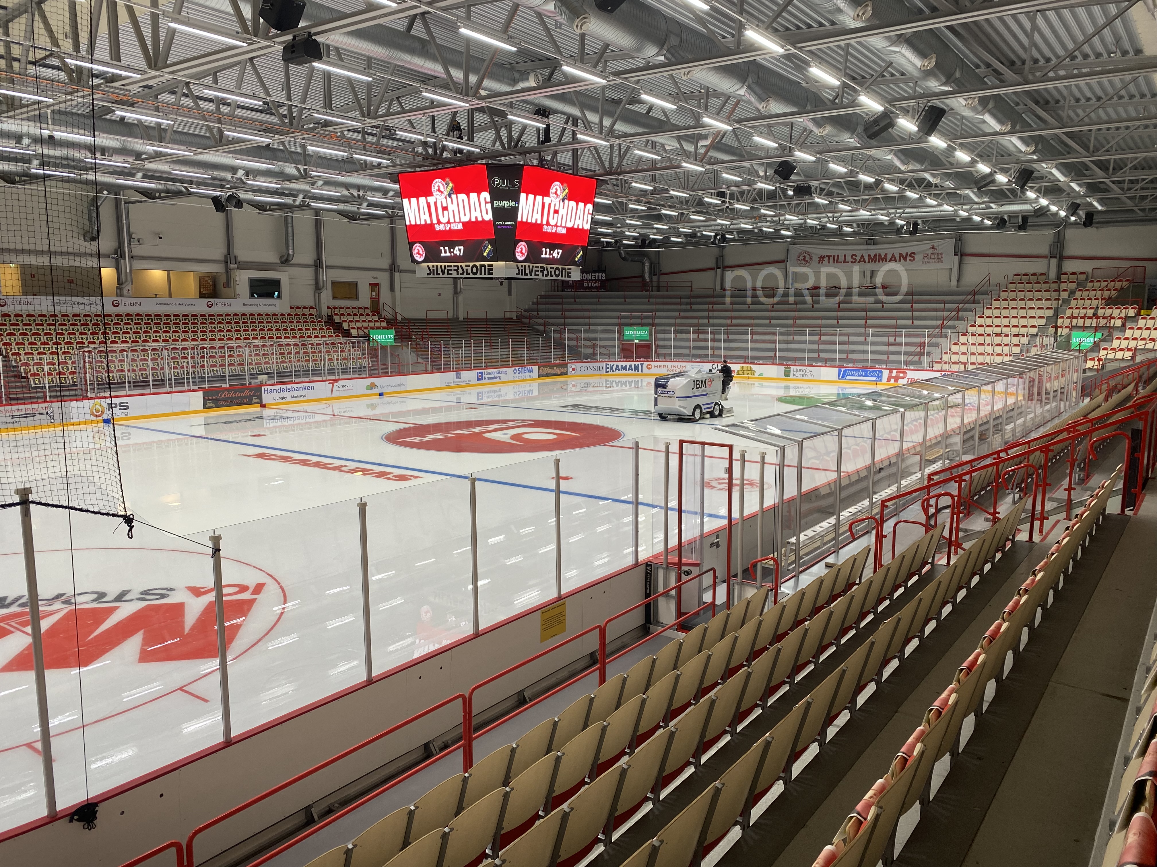 Renovering av Ljungby Arena Ishall, numera SP Arena | Saltex