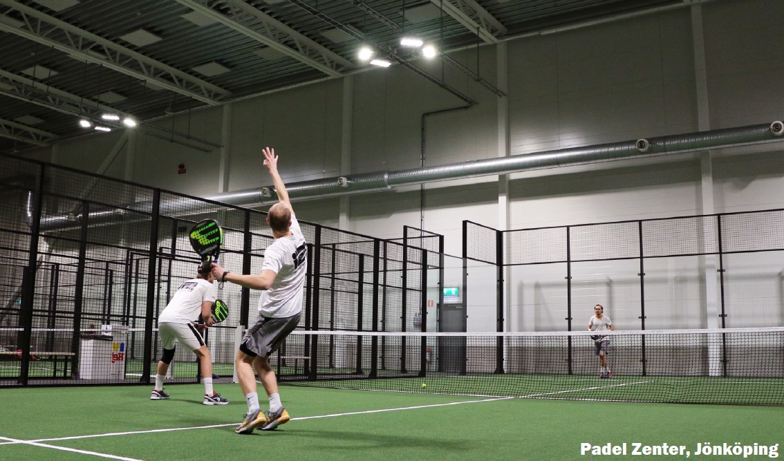 belysning padelbanor unisport
