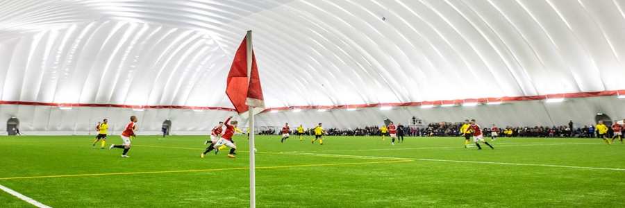 kunstgress fotball boblehall airdome unisport