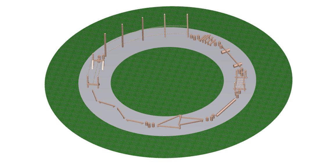 mellan motorikbanan utform unisport