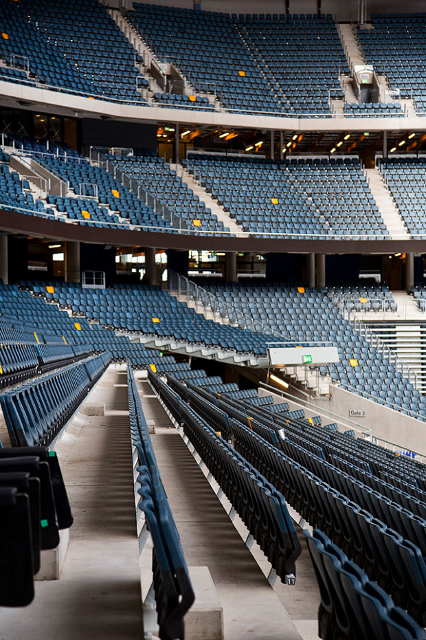 läktarstolar och teleskopläktare på frieds arena Saltex