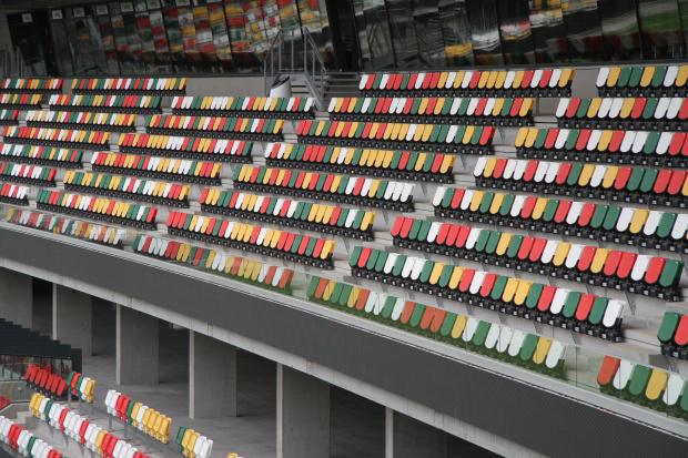 tribunestoler boxseat jysk park Saltex