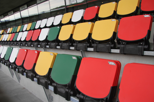 tribunestoler boxseat jysk park Saltex