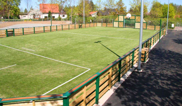 Agorespace multiarena näridrottsplats trä södra sandby från unisport