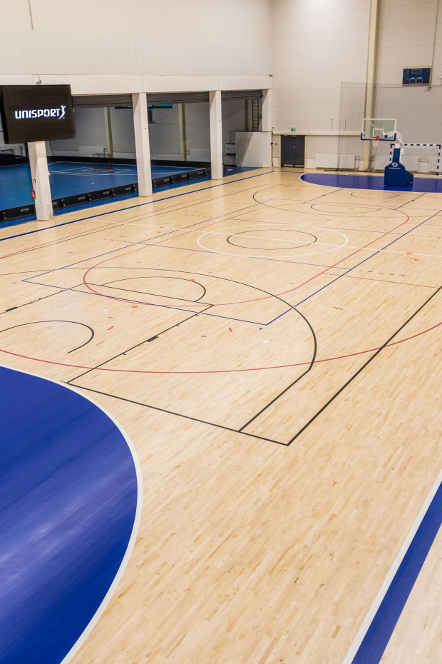 Saltex urheilulattia Kauppi Sports Center