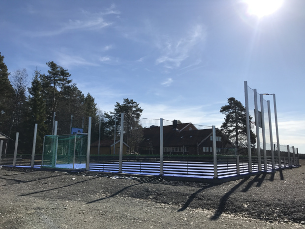 ballbinge Saltex fangnett bakset sportcourt
