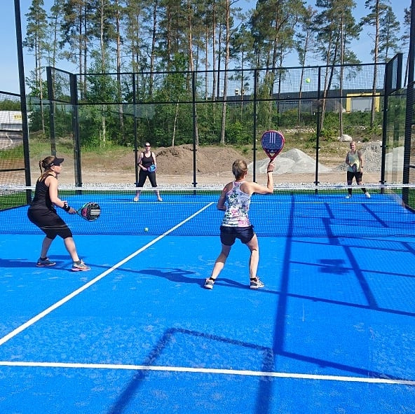 padelbana padelbanor padelcenter house of padel sölvesborg Saltex