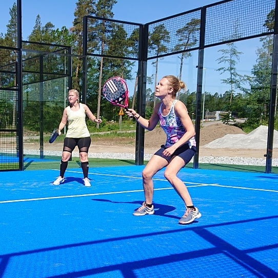 padelbana padelbanor padelcenter house of padel sölvesborg Saltex