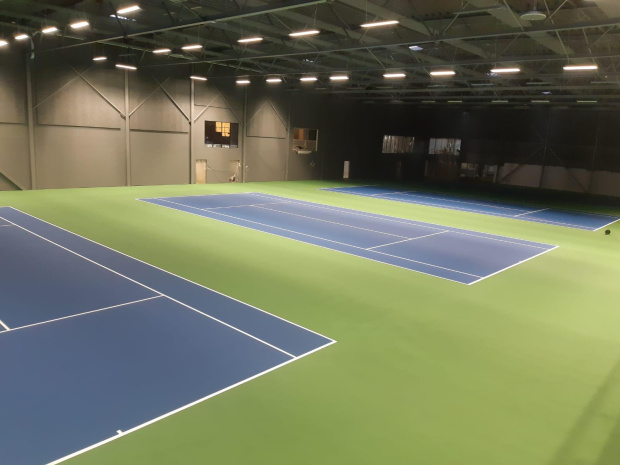Tennisbaner indendørs, Saltex