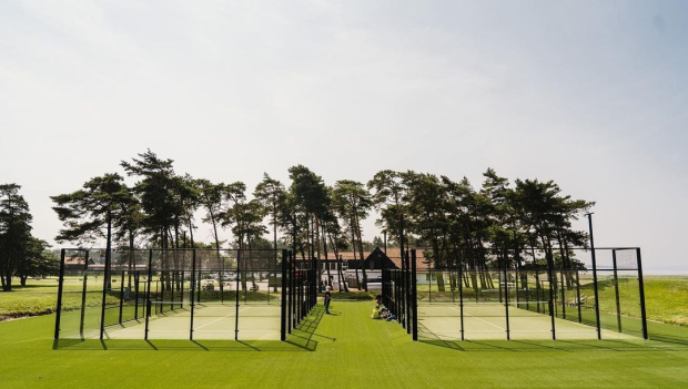 padelbanor padelbana aluminium barsebäck golf Saltex