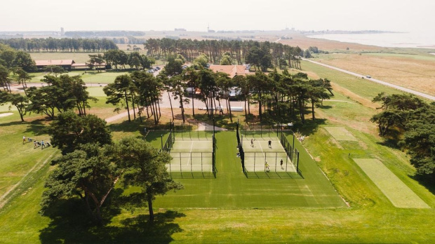 padelbanor padelbana aluminium barsebäck golf Saltex