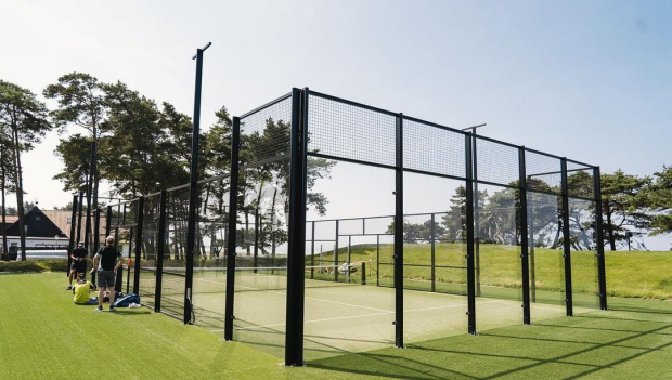 padelbanor padelbana aluminium barsebäck golf Saltex