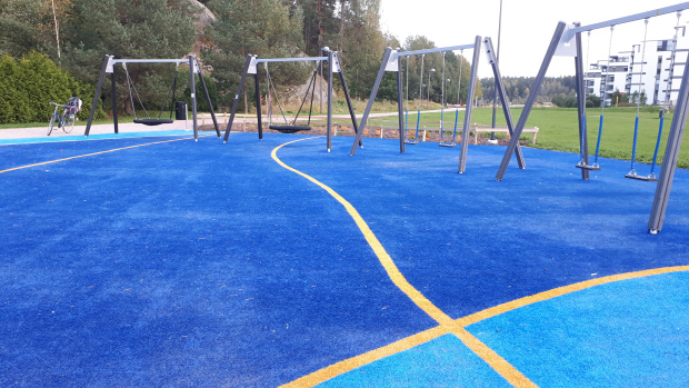 konstgräs fallskydd lekplatser unisport