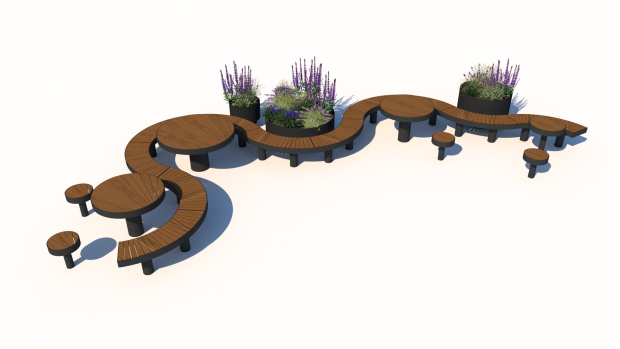 utemiljöer sittplatser 31 element unisport