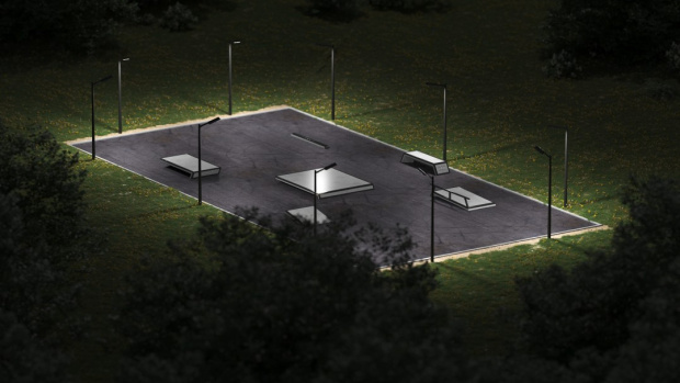 portabla skateramper i betong unisport