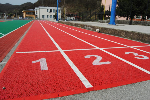 bergo löparbana runningtrack unisport