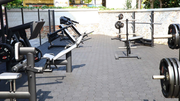 gummimattor för utomhusbruk saltex