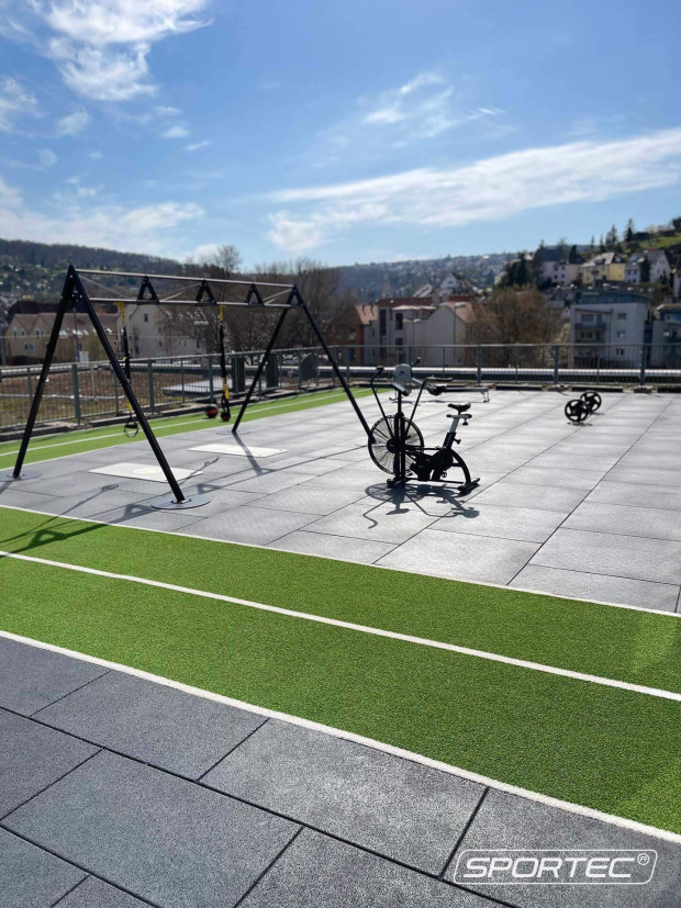 gummimattor för utomhusbruk saltex