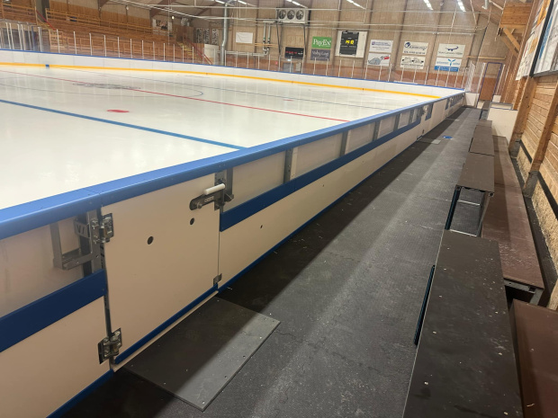 renovering hemse ishall byte ispist sarg renovering kylmaskin saltex
