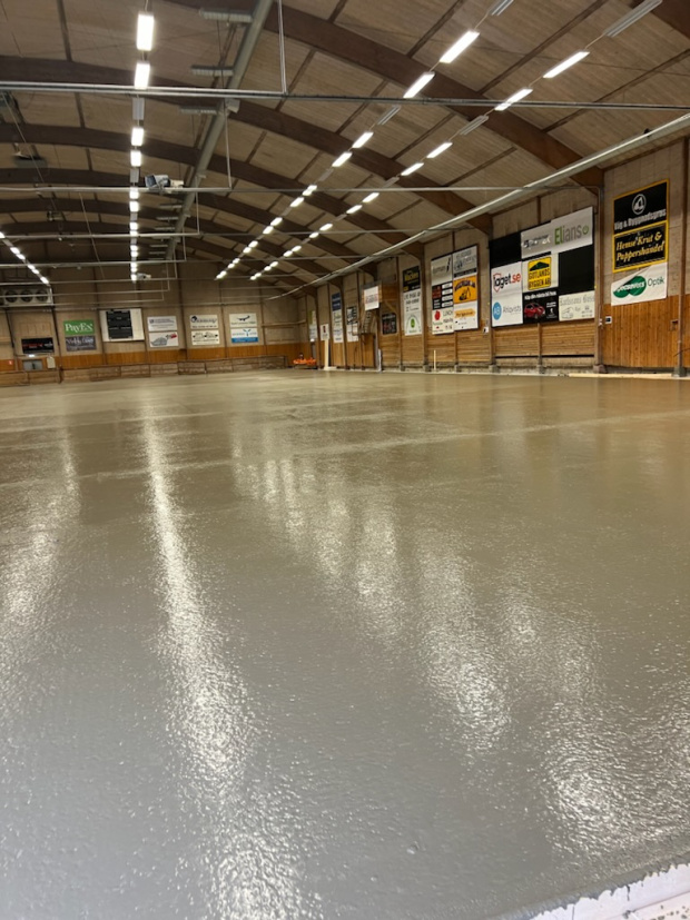 renovering hemse ishall byte ispist sarg renovering kylmaskin saltex