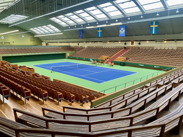 Laykold tennisunderlag Saltex