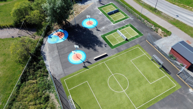 aktivitetsyta möteplatas glasberga sjöstad södertälje saltex