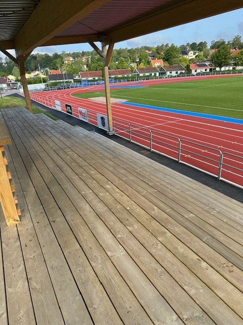 ny friidrottsarena och fotbollsplan vallhamra ip saltex