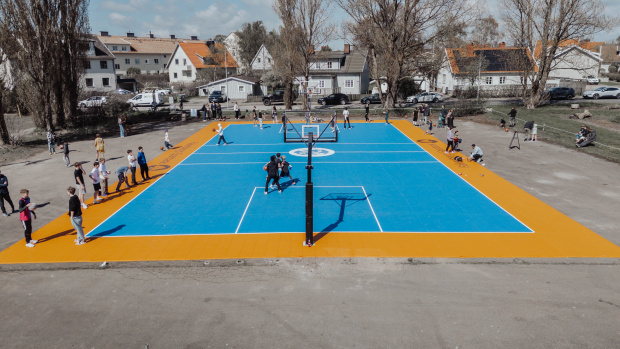 en sportslig chans saltex bergo sportgolv 