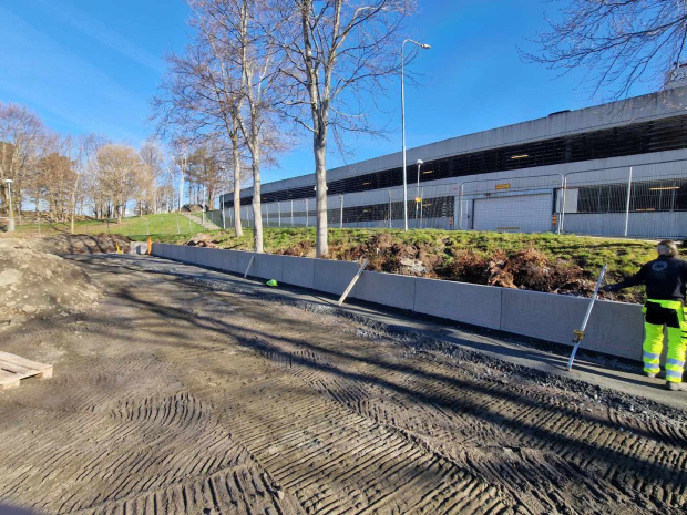 Björndammen, Partille – helhetsentreprenad för en modern idrotts- och parkeringsmiljö saltex