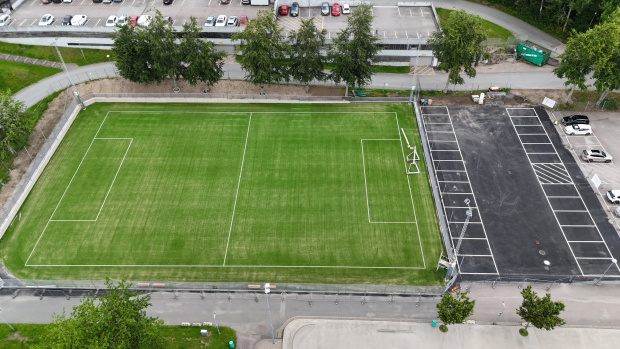 Björndammen, Partille – helhetsentreprenad för en modern idrotts- och parkeringsmiljö saltex