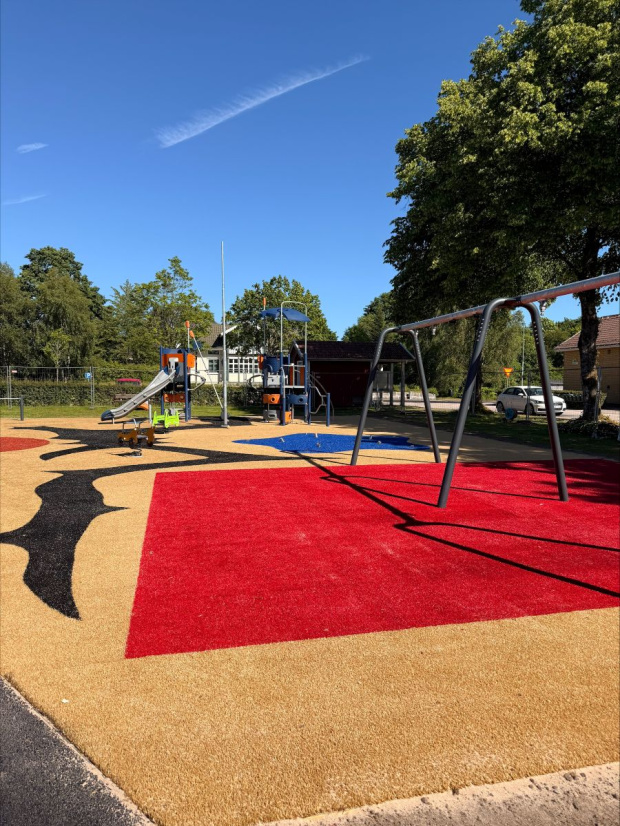 ny lekplats lidhult safegrass eco konstgräs active saltex