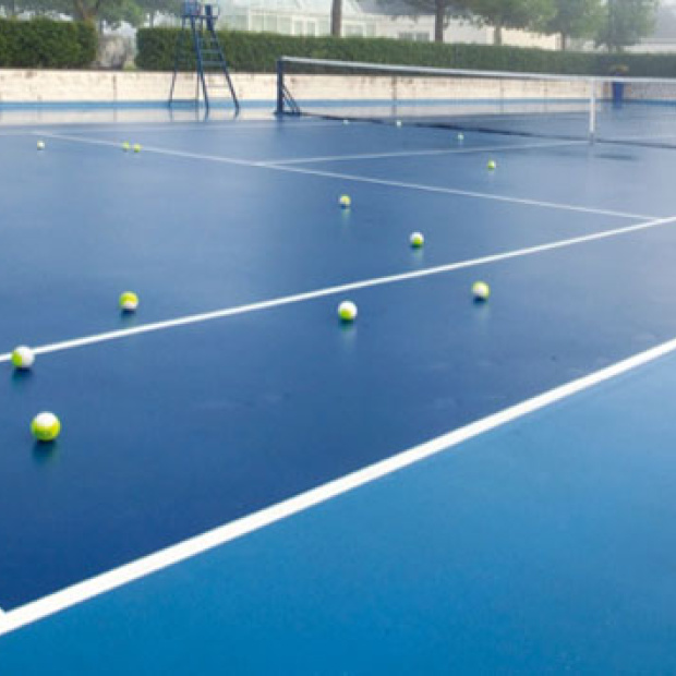 pu proflex tennsibelægning tennisbane fra unisport