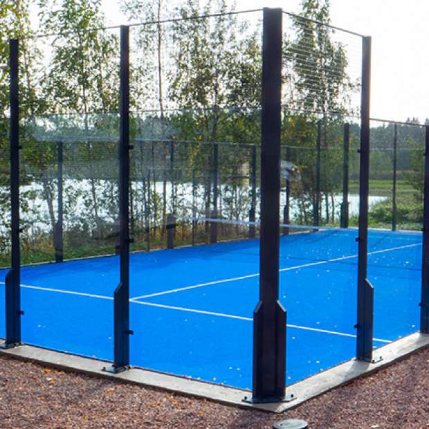padelkenttä, padel, Saltex, padel-kenttä, padel kenttä, ulkopadelkenttä, padelnurmi