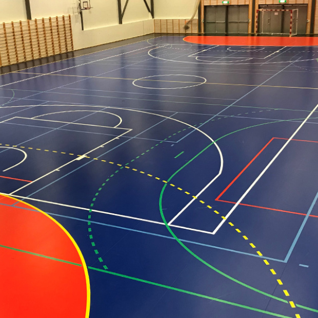 gjøklepp kombielastisk sportsgulv