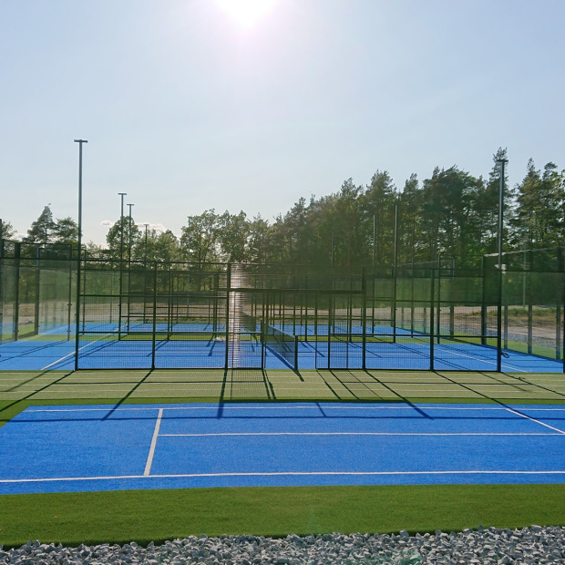 padelbana padelbanor padelcenter house of padel sölvesborg Saltex