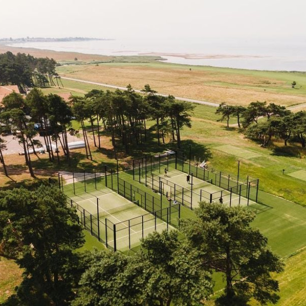 padelbanor padelbana aluminium barsebäck golf Saltex