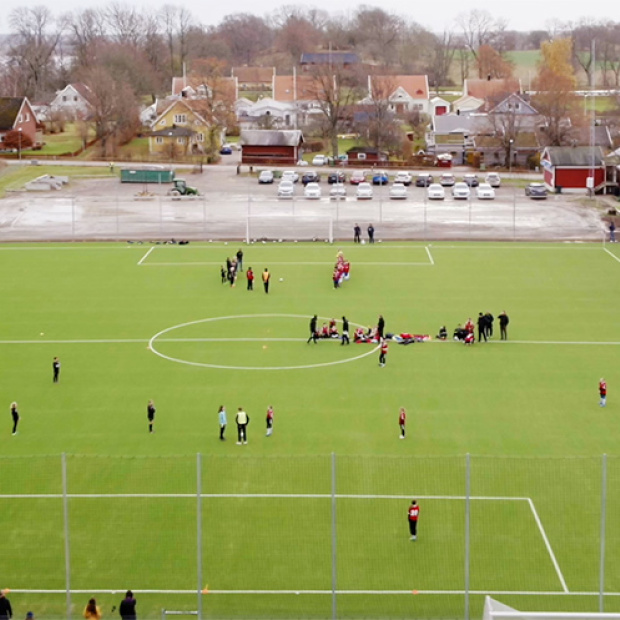 kungsbrohov konstgräs fotboll bioflex infill Saltex