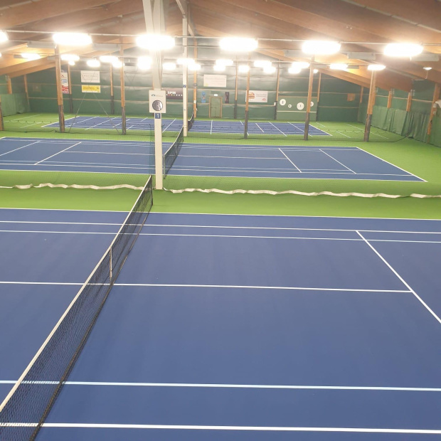 laykold strängnäs tk tennisbeläggning Saltex
