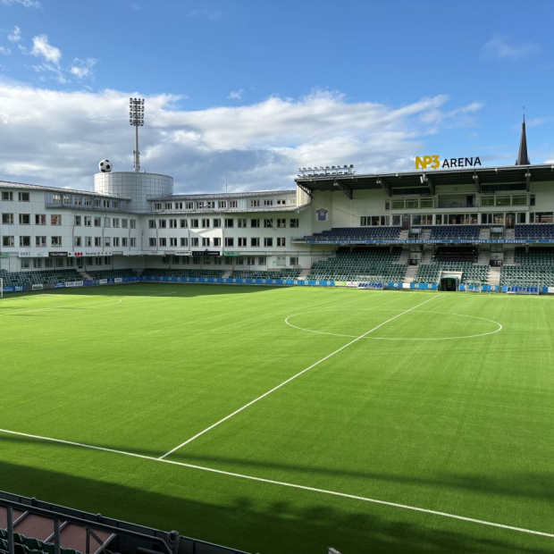 NP3 Arena, Sundsvall – nytt konstgrässystem för GIF Sundsvalls hemmaarena Saltex