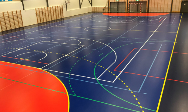 gjøklepp kombielastisk sportsgulv