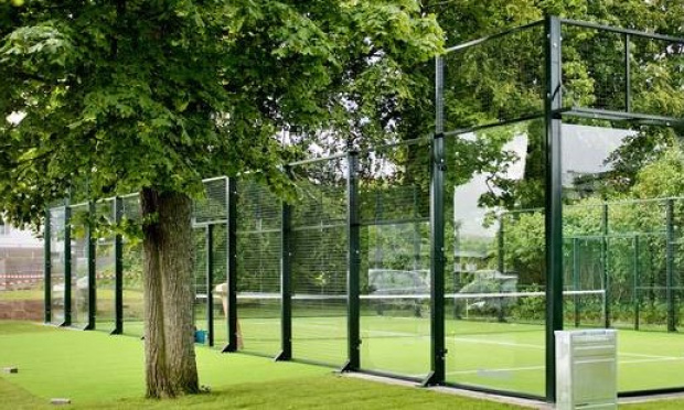 padel padelbana panorama båstad hamn Saltex