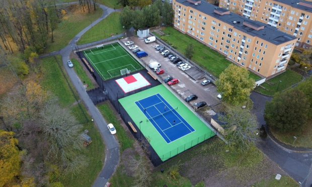 vårby gård spontanidrottsplats multiyta Saltex