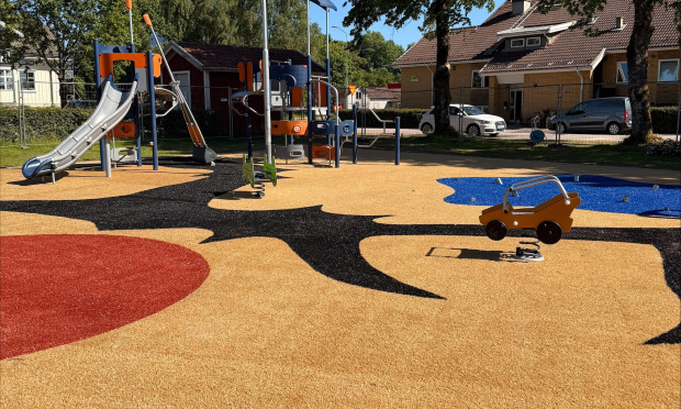 saltex lekplats lidhult konstgräs active safegrass eco