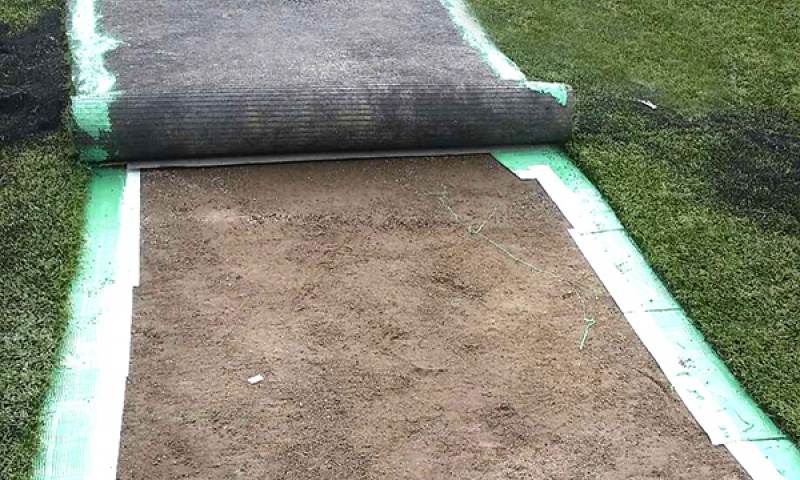 renovering reparation av konstgräs unisport